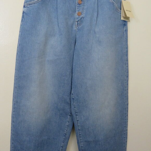 MOTHER size 32 The Pixie Bandit Starlet Sneak Straight Leg Jeans NEW - Picture 5 of 9